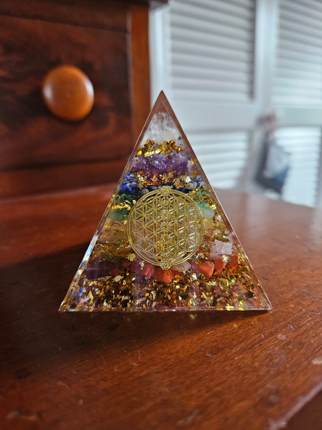Customer photo review of 7 Chakra Energy Pyramid