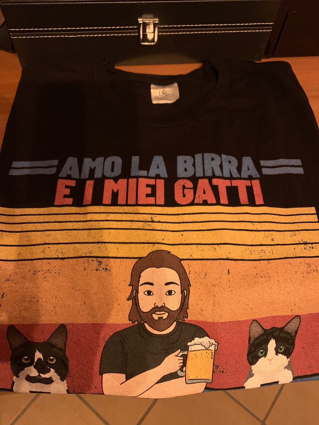 Customer photo review of Amo la birra e i miei animali da compagnia - Maglietta personalizzata