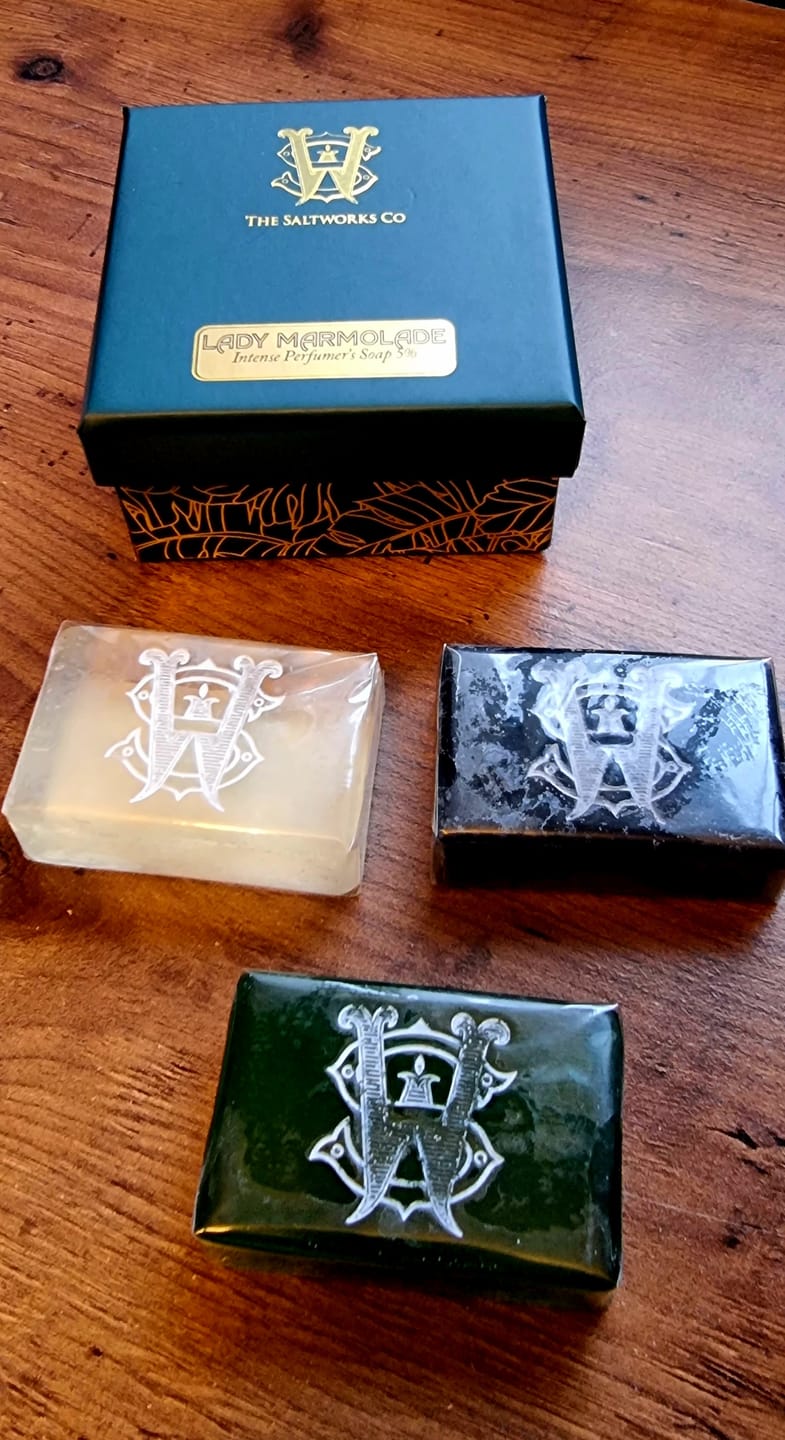 Customer photo review of Lady Marmalade Perfume Infused Soap Bar