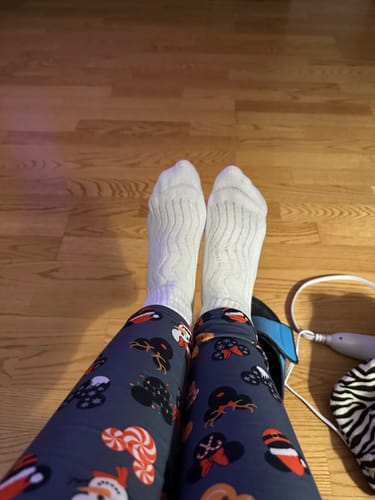 Customer photo review of Sweat-absorbing & soft Diabetic Bamboo Socks, 6 Pairs.