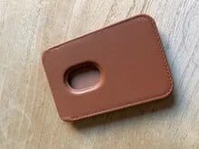 Customer photo review of Magsafe Magnetic Leather Wallet