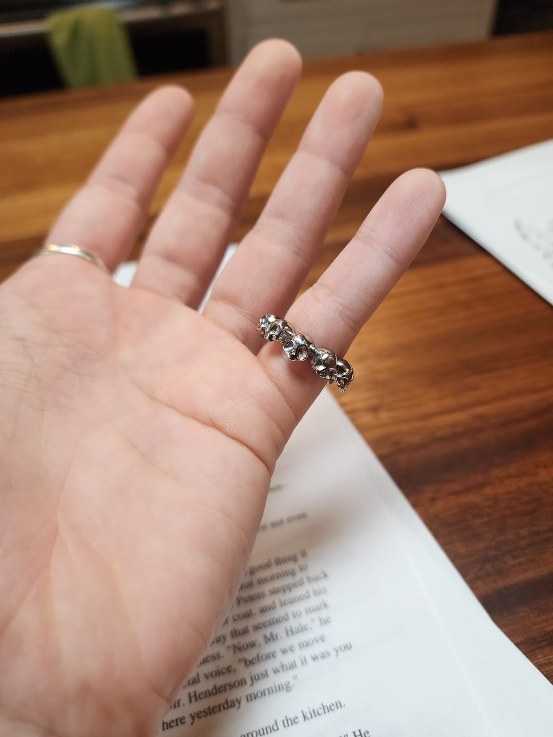 Customer photo review of 10 STAGES OF ADDICTION RING