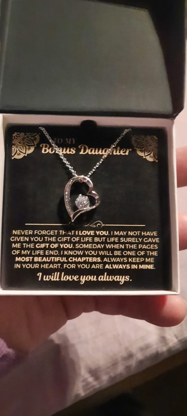 Customer photo review of To My Bonus Daughter - Forever Love Gift Set - SS558