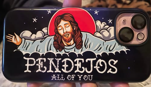 Customer photo review of Pendejos All Of You Tough Case for iPhone®