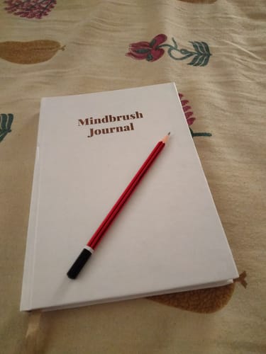 Customer photo review of Mindbrush Journal