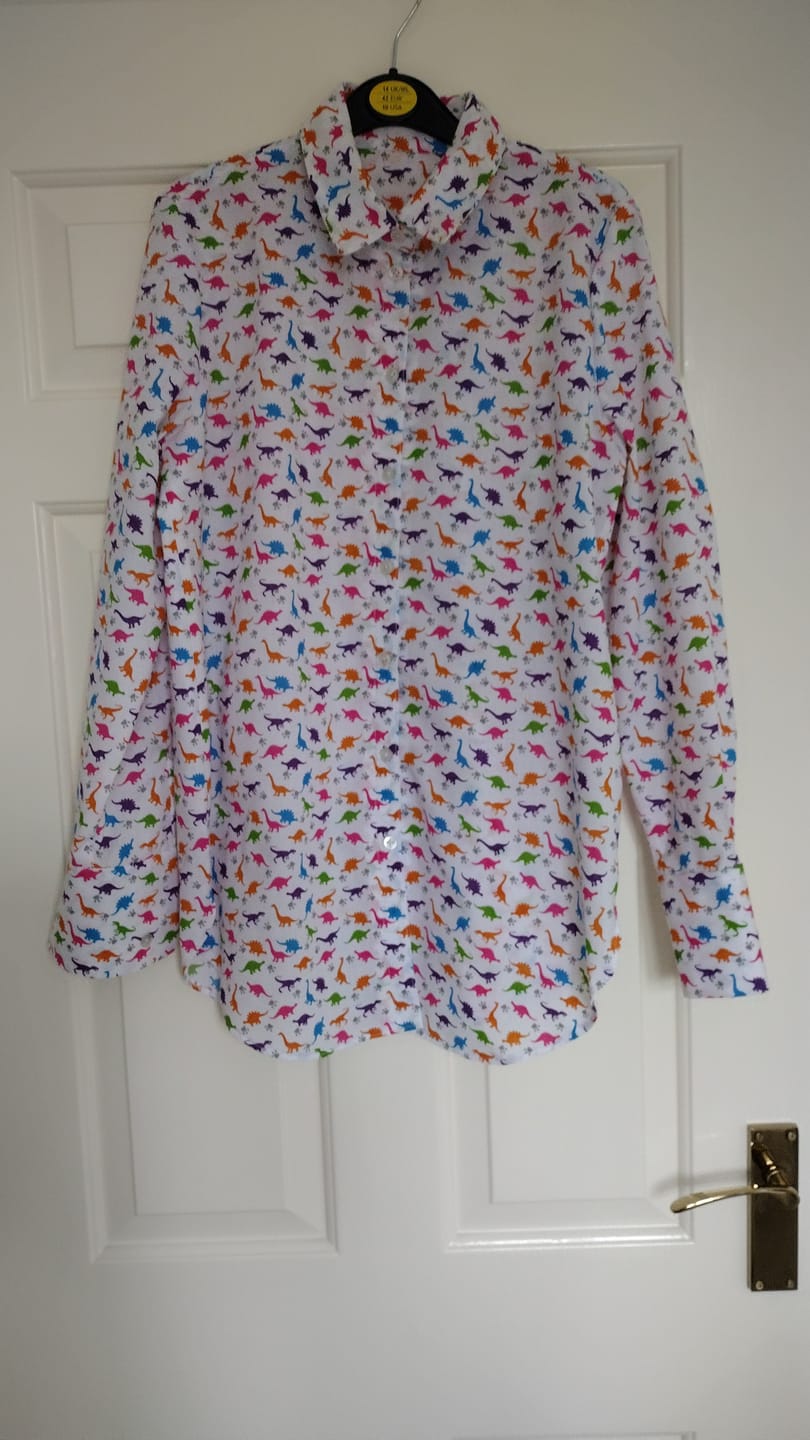 Customer photo review of Mini Dinosaurs Polycotton Fabric