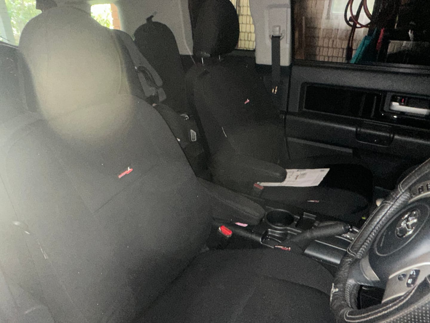 Customer photo review of Sharkskin PLUS Neoprene Seat Covers for Toyota FJ Cruiser (03/2011-ON)