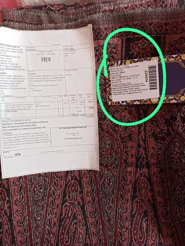 Customer photo review of Pashtush Mens Extra Fine Wool Shawl, Ethnic Design, Lohi, Full Size, Beige