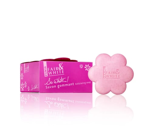 Customer photo review of Fair and white So White Exfoliating Soap 200 grams / 7 oz