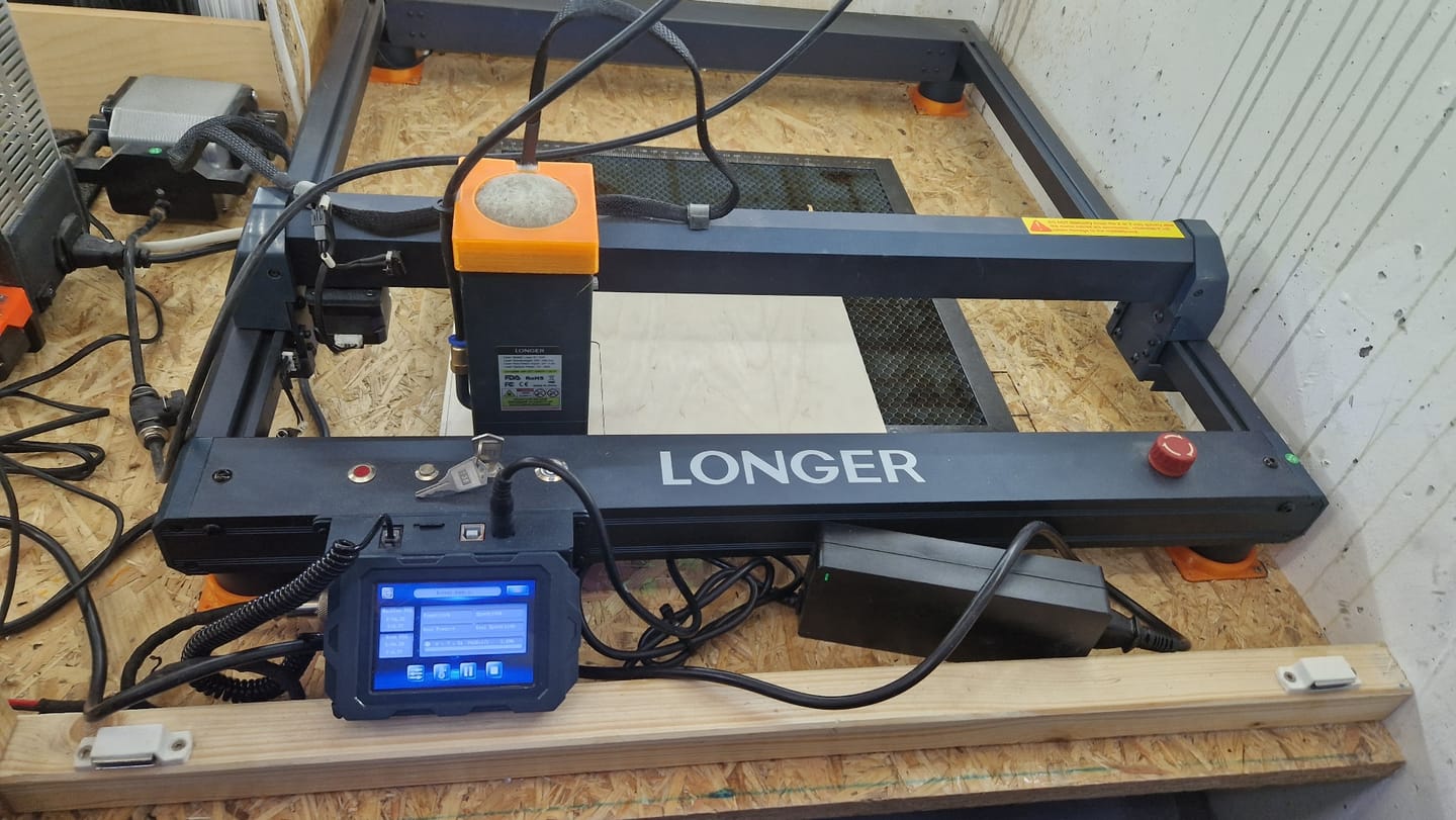Customer photo review of Laser Engraver Touch Screen for Laser B1