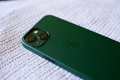Customer photo review of iPhone 13 Leather Case with MagSafe