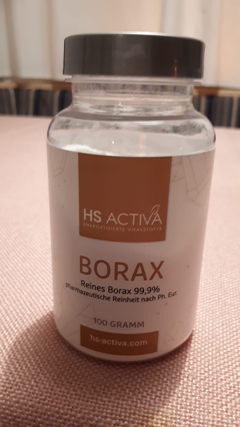 Customer photo review of Borax I Pharmazeutische Reinheit 99,9% I 100 Gramm