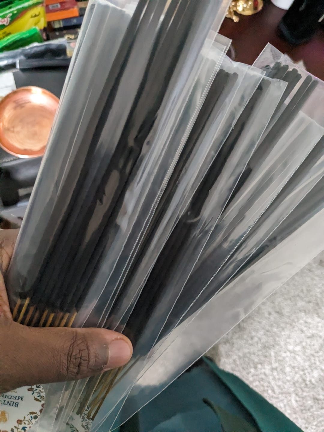 Customer photo review of Heavenly Cleansing Incense Sticks from SMC (10pcs)