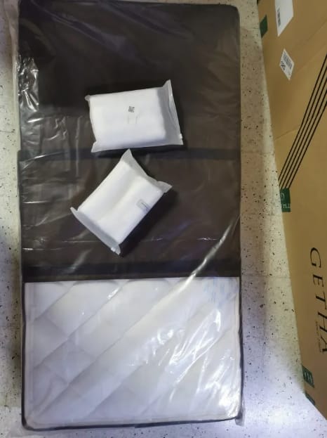 Customer photo review of Getha Baby Latex Mattress (with French Wool Padding)