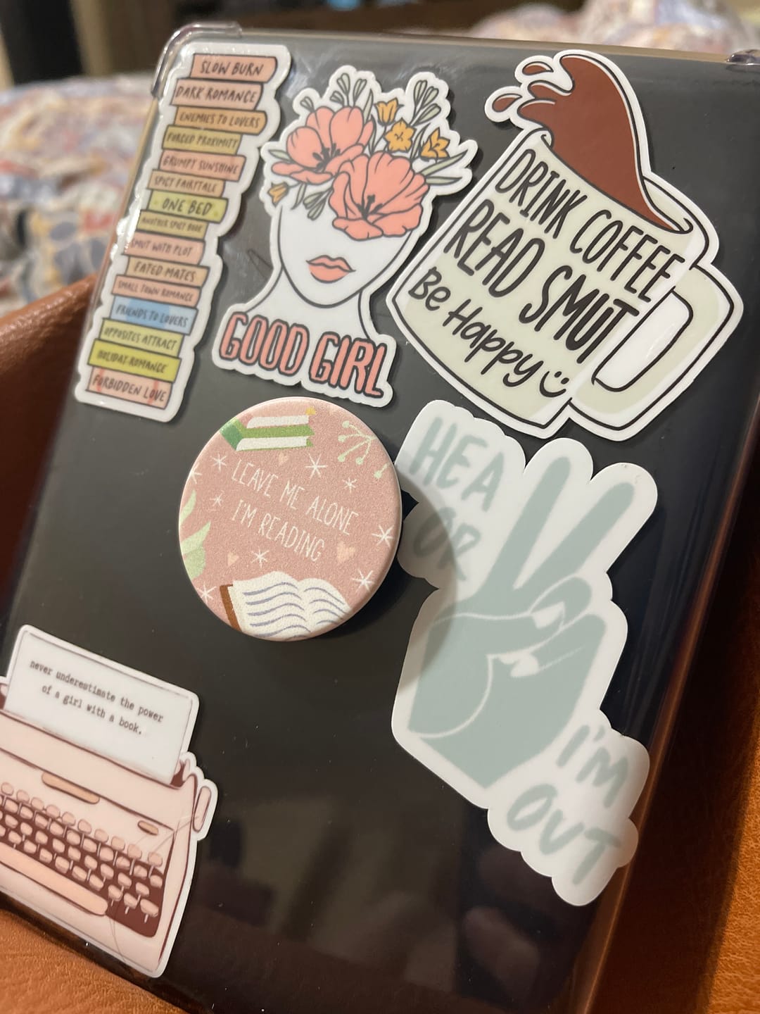 Customer photo review of HEA or I'm out sticker