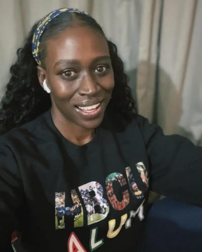 Customer photo review of HBCU Alum Crewneck Sweatshirt