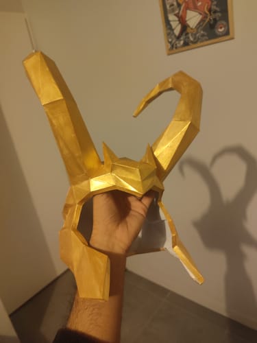 Customer photo review of Patrons Casque de Loki (pdf)