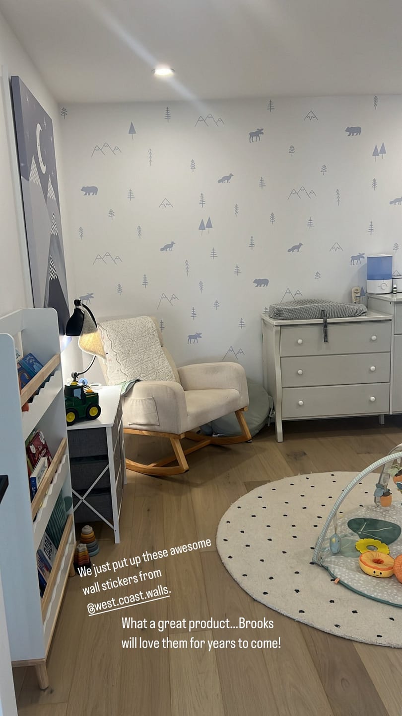 Customer photo review of Wilderness Wall Decals