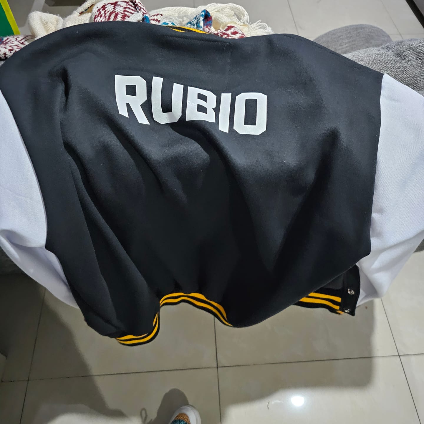 Customer photo review of Chamarra Universitaria NFL Steelers