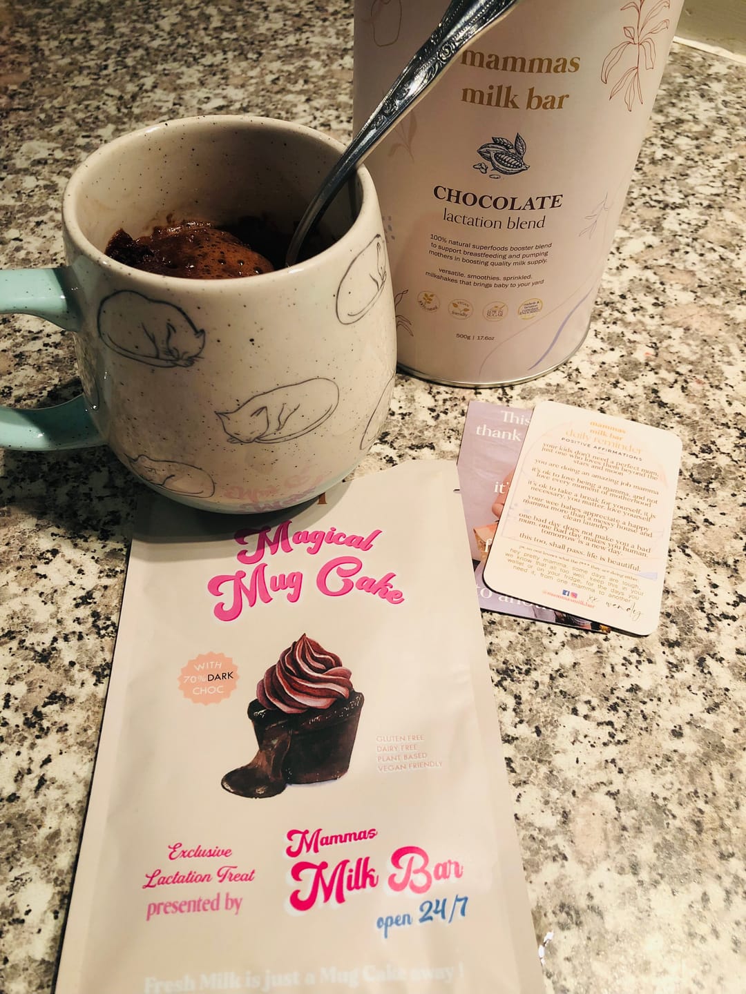 Customer photo review of Chocolate Lactation Blend