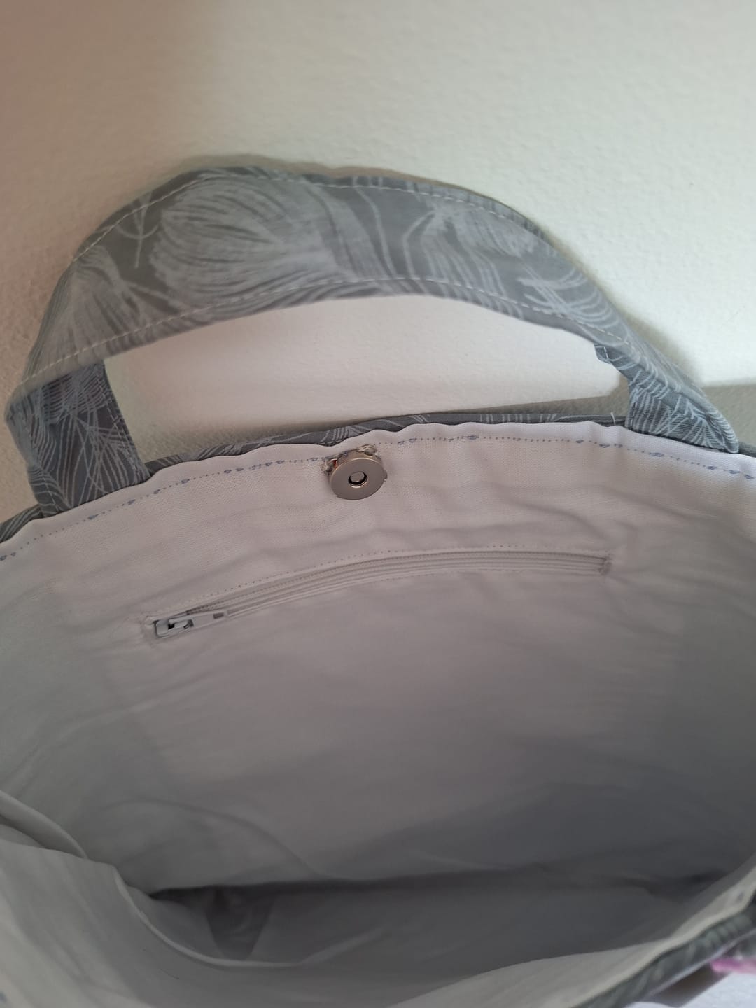 Customer photo review of Delicate Fern Rose & Hubble Cotton Poplin Fabric