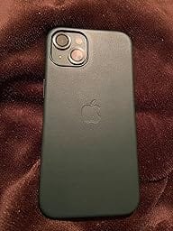 Customer photo review of iPhone 13 Leather Case with MagSafe