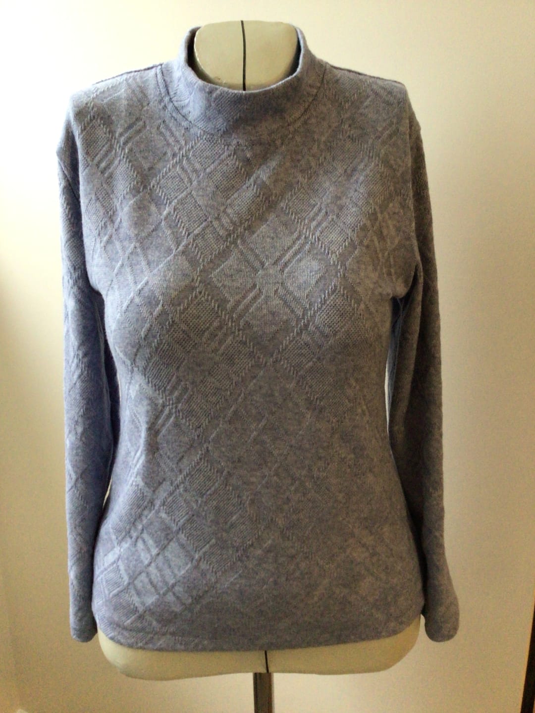 Customer photo review of Soft Melange Jacquard Knit Fabric
