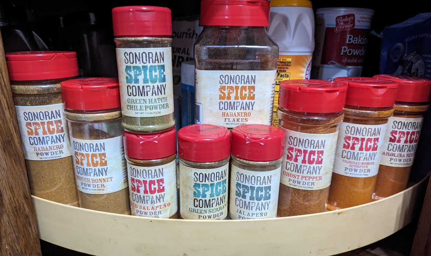 Customer photo review of World's Hottest Pepper Powder 3.75 Oz Spice Gift Box