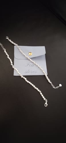 Customer photo review of bracciali dadini in argento 925