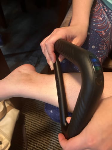 Customer photo review of Achedaway Scraper - The World’s First Heated Muscle Scraper