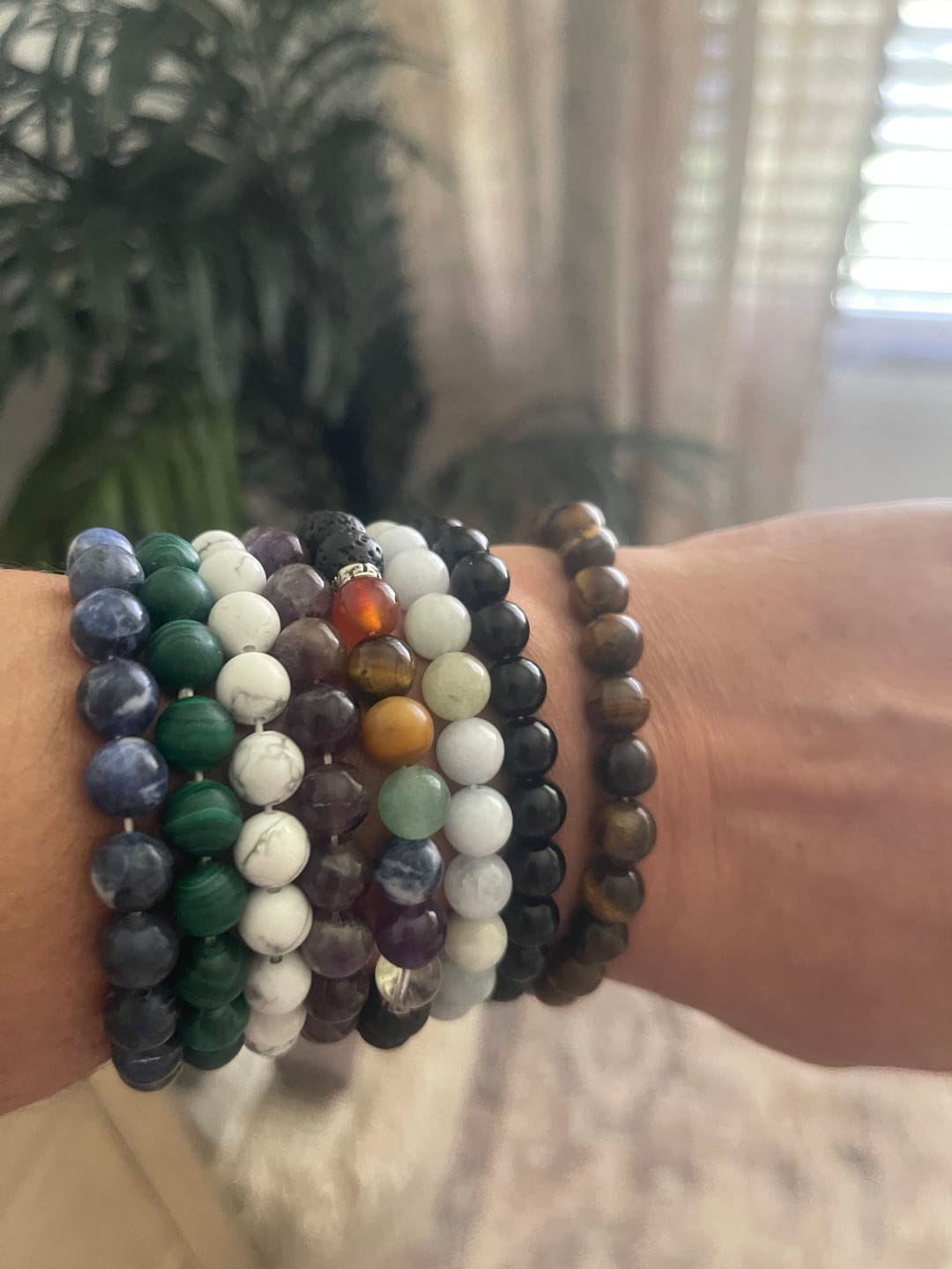 Customer photo review of White Howlite Bracelet