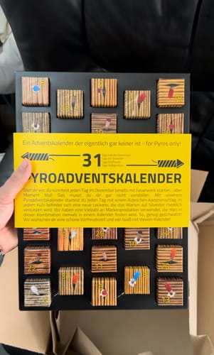 Customer photo review of PYRO Adventskalender 2023 // Silvester Countdown Kalender