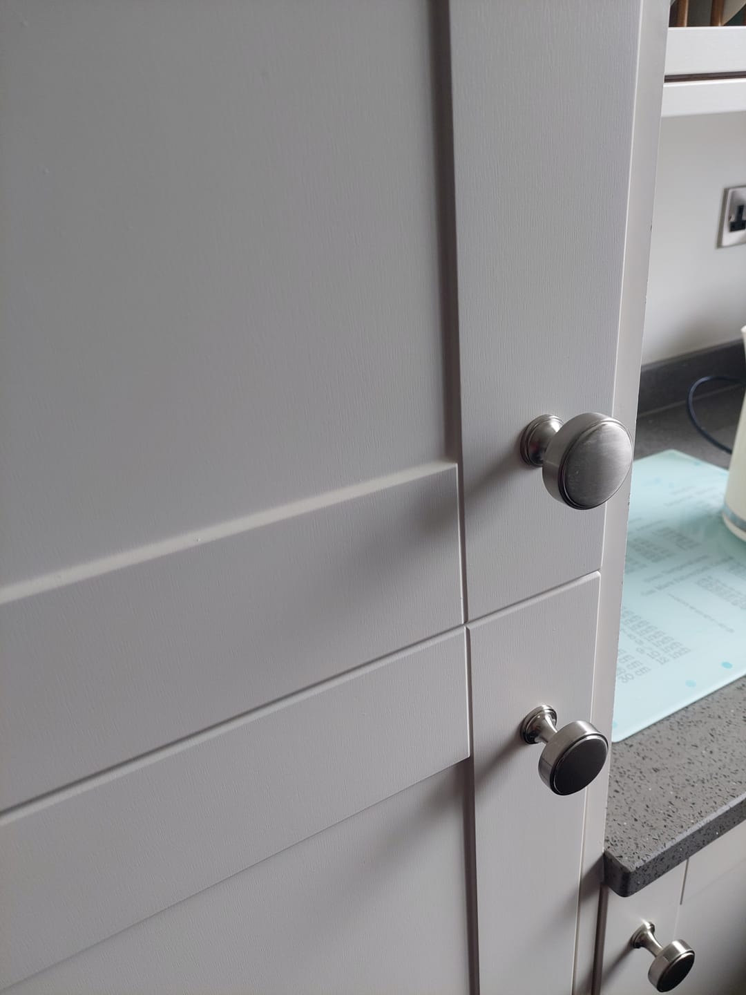 Customer photo review of Calgary Cupboard Handles