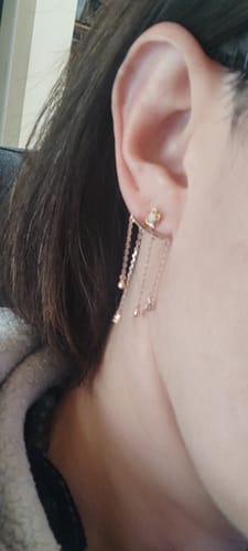 Customer photo review of Nuée dorée Clémentine - Or Rose