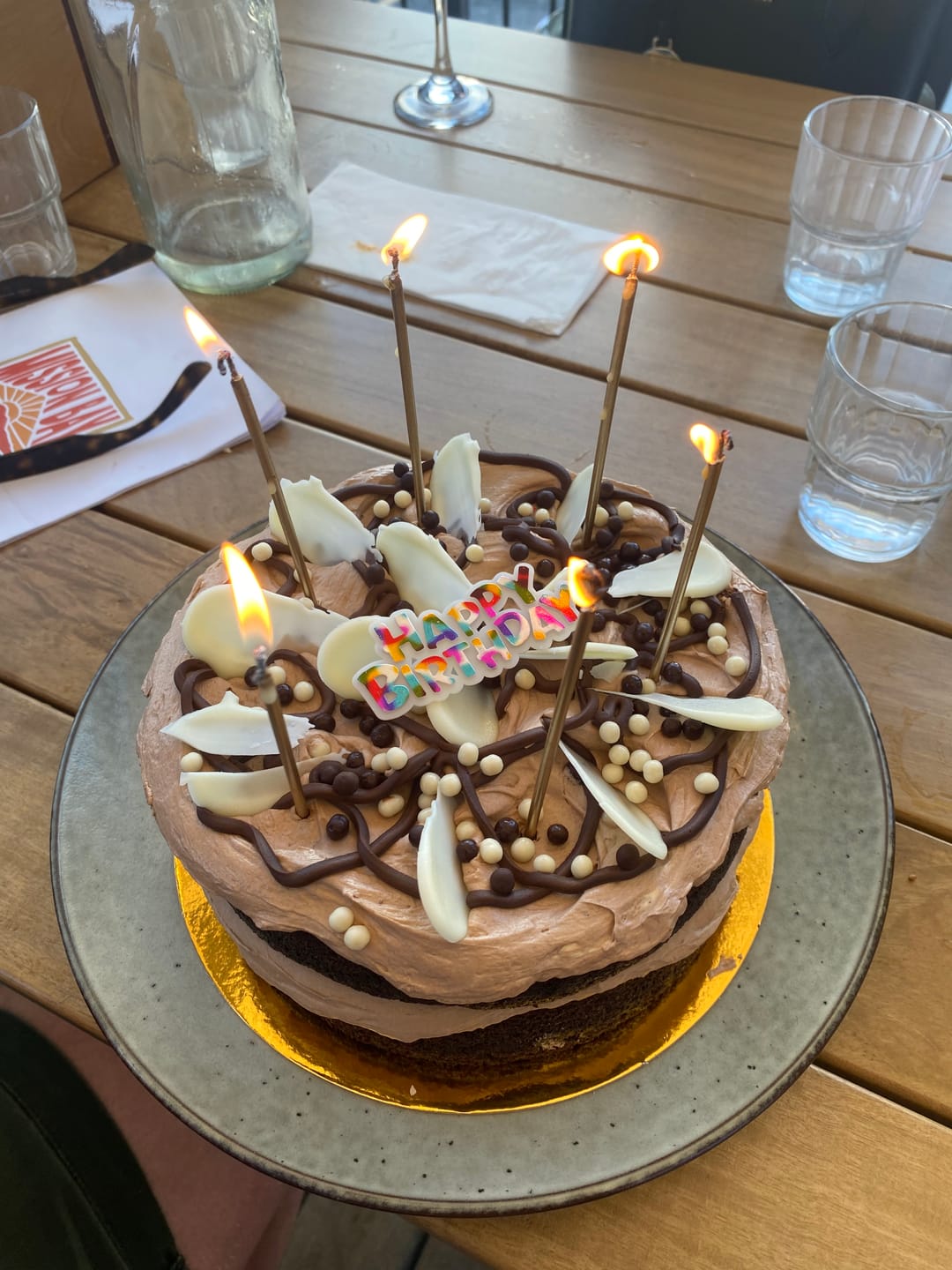 Customer photo review of Triple Chocolate Cake