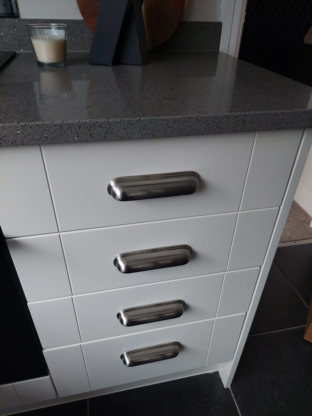 Customer photo review of Calgary Cupboard Handles