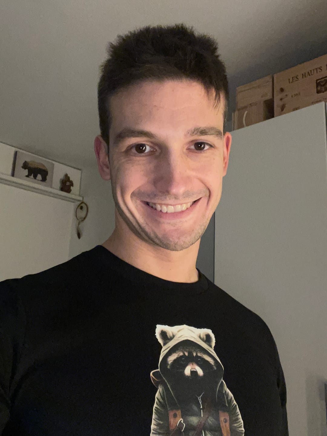 Customer photo review of Willi Waschbär - Bio Herren Shirt