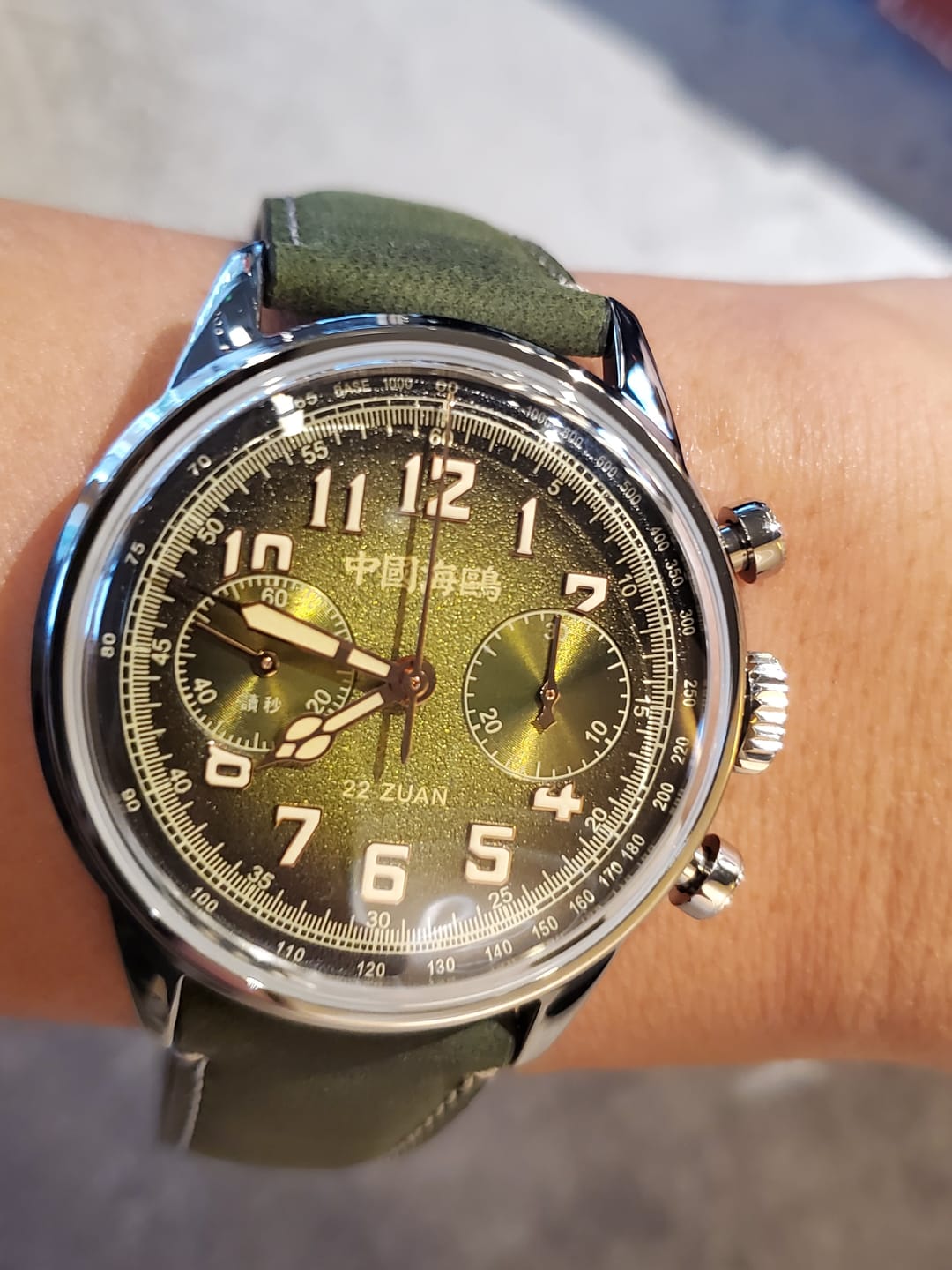 Customer photo review of Seagull Watch | Wind Chaser Chronograph Manual Winding Watch 40mm