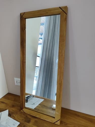 Customer photo review of מראה ללא מסגרת לפי מידה