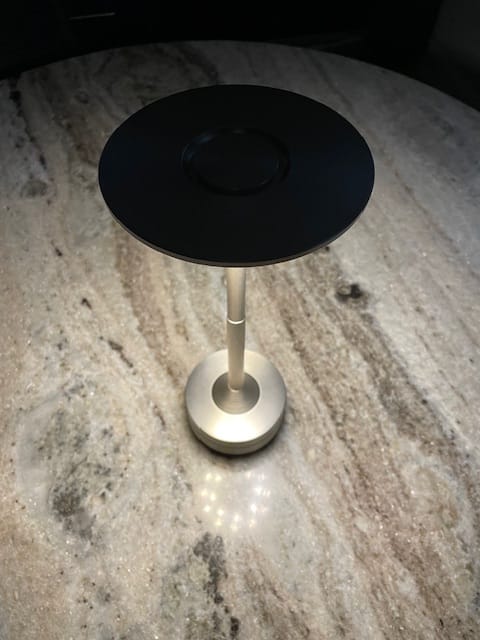 Customer photo review of Ambient™ Metallic Cordless Table Lamp