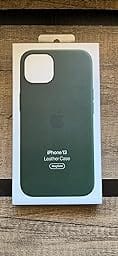 Customer photo review of iPhone 13 Leather Case with MagSafe