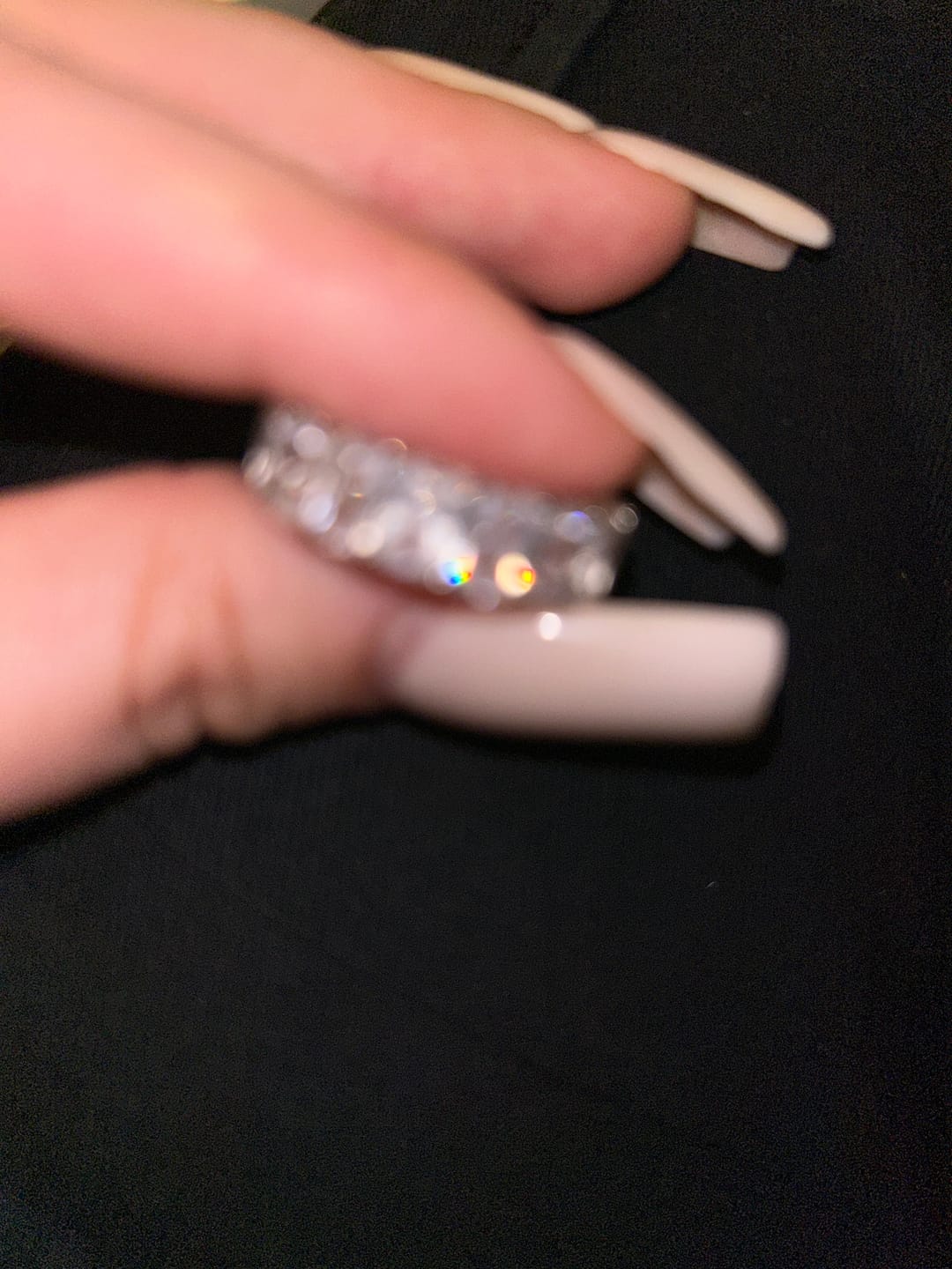 Customer photo review of Cube Stones Ring | 18K vergoldet