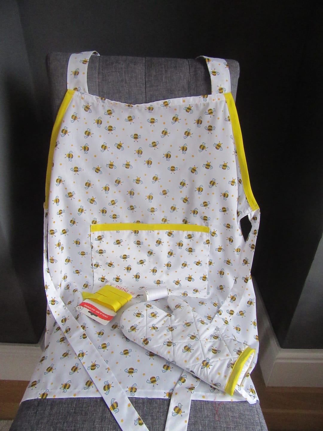 Customer photo review of Bees and Dots Polycotton Fabric