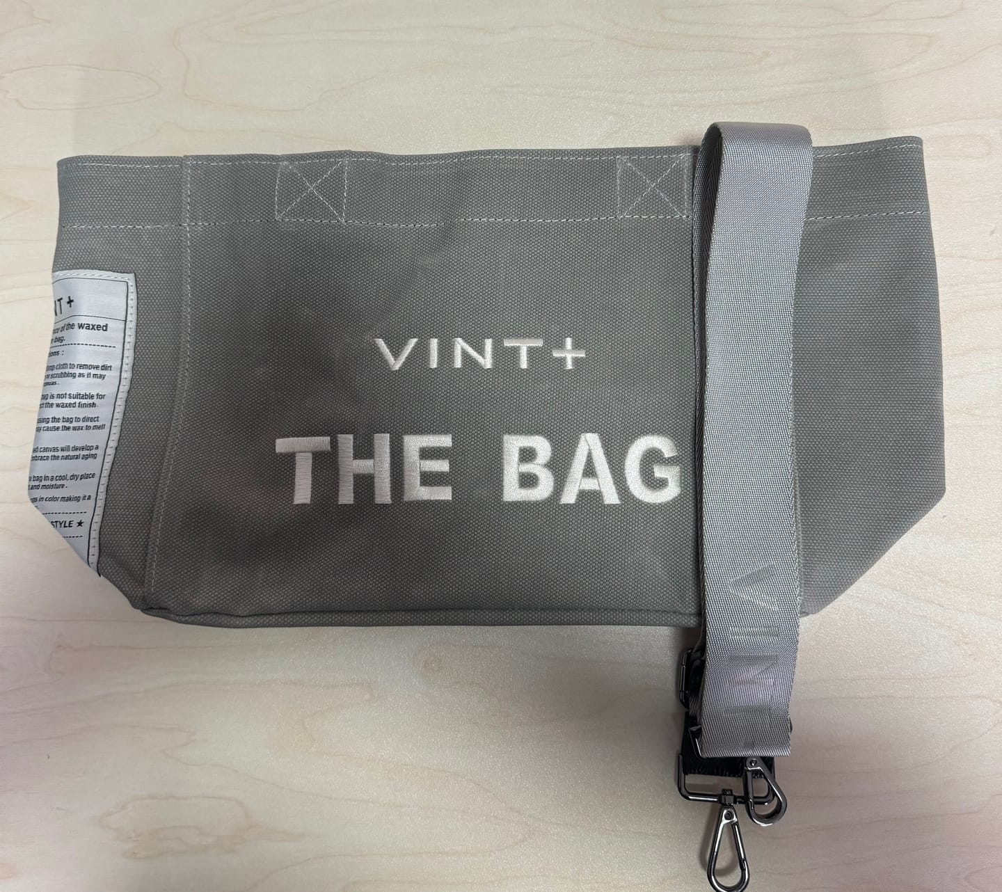 Customer photo review of CANVAS BAG - SMALL - GRAU VIGORE