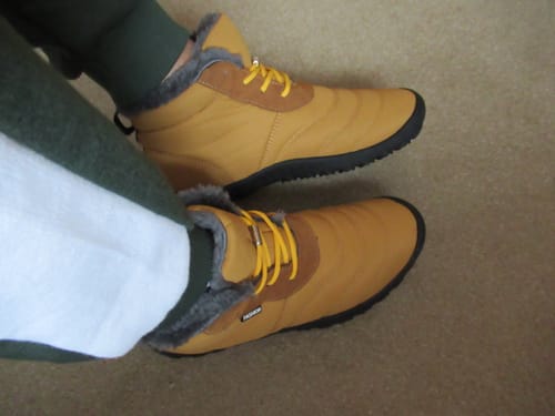 Customer photo review of Winter Pro 2.0 - wasserfeste Barfußschuhe