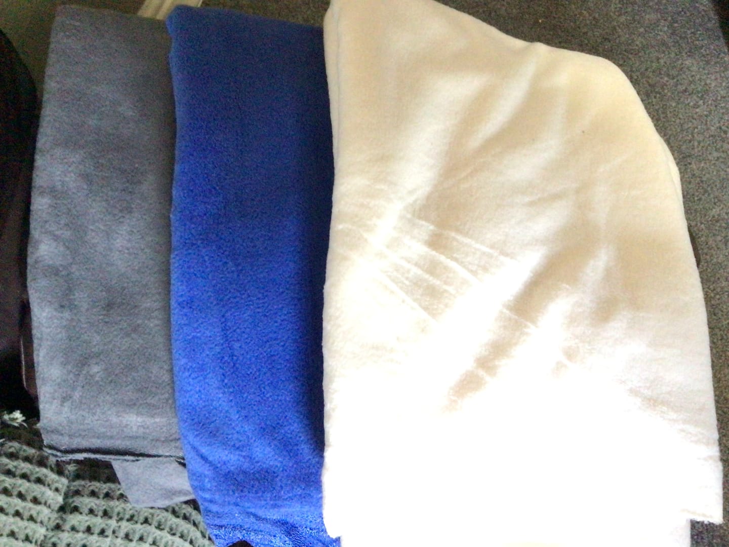 Customer photo review of Plain Fleece/Sweatshirt Remnants