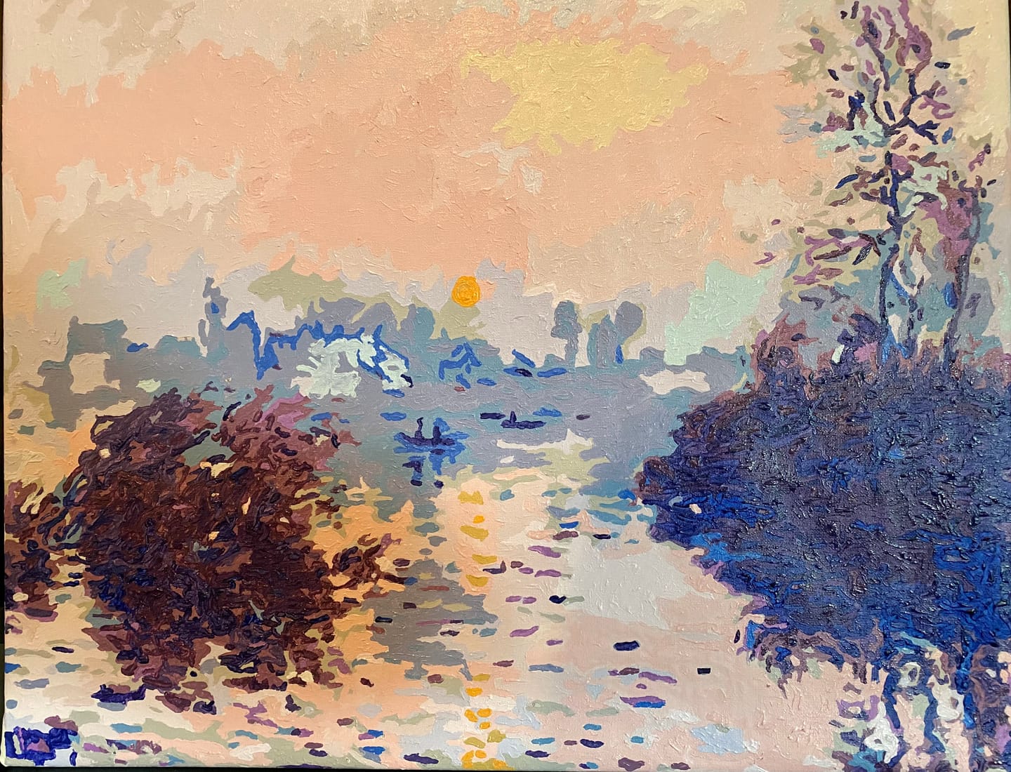 Customer photo review of Starry Night - Paint by Numbers