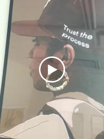 Customer video review of "Trust the process"