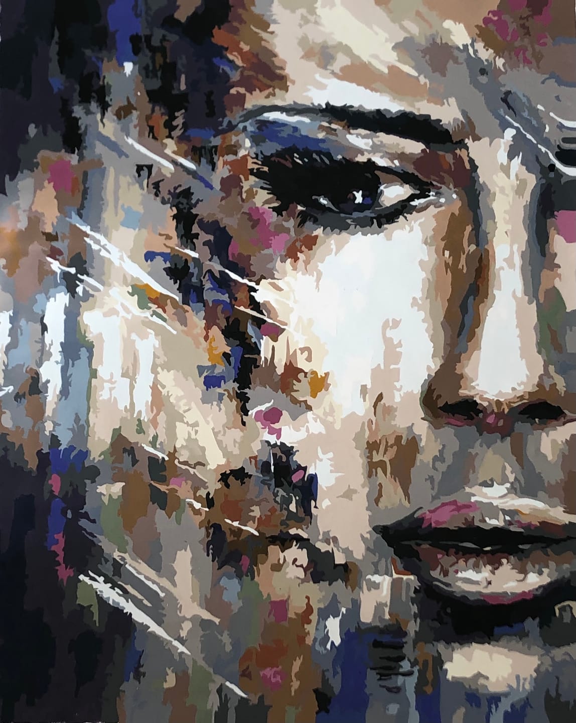 Customer photo review of The Woman Infinity - Paint by Numbers