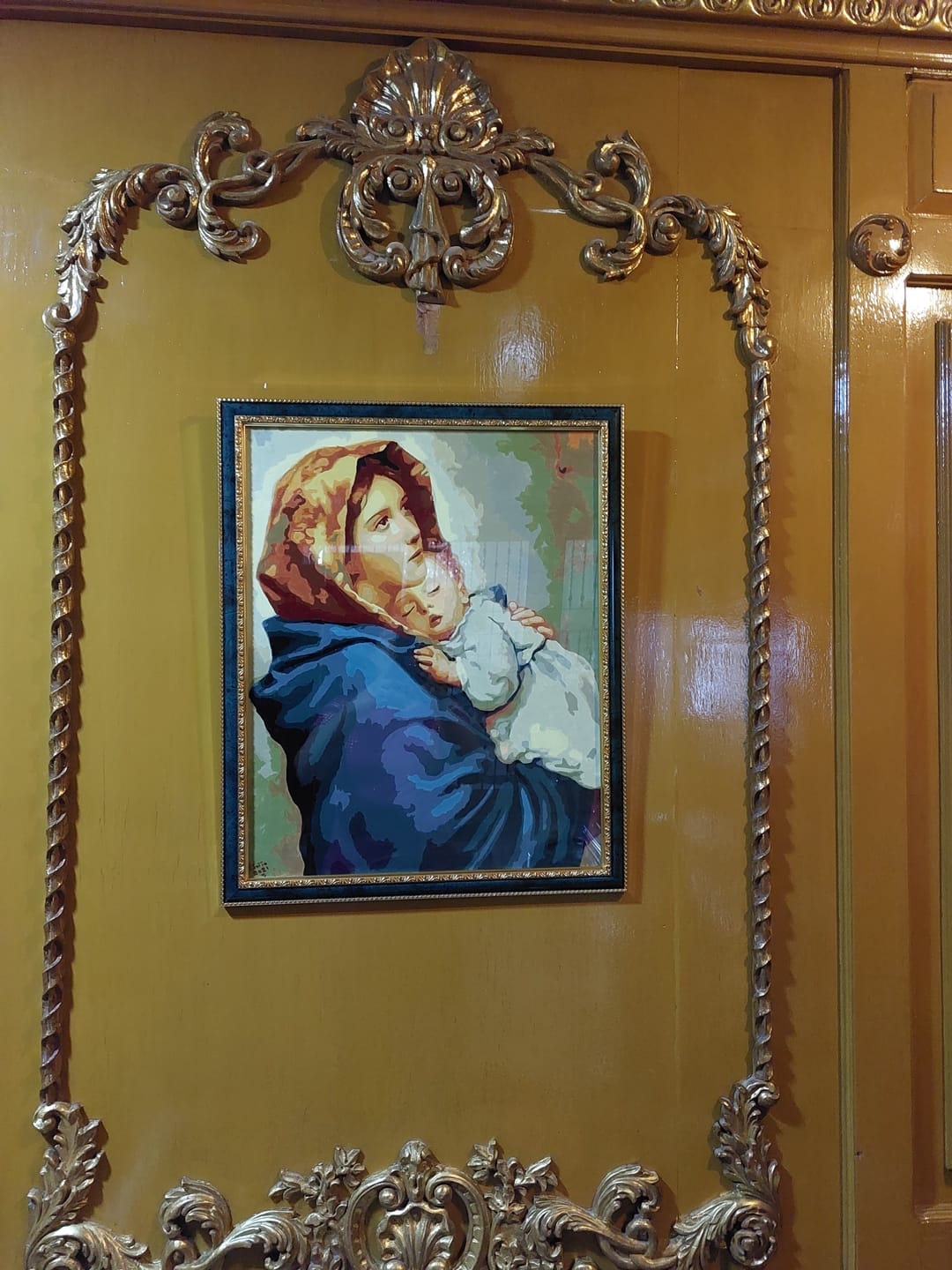 Customer photo review of Madonnina - Paint by Numbers